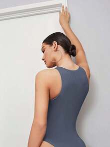 Body De Color Liso - Gris - Ver 2