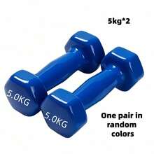 2 Pcs Home Gym Essential Iron Dumbbells, Heavy Duty Sturdy Iron Material Durable For Long Lasting Workout, Multi-Purpose For Arm Workout Hand Strength Training Full Body Home Fitness, Fit For Novice And Advanced Fitness Users, Random Color Shipment - Multi-color Random - View 19