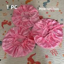 1pc Satin Sleep Cap, Soft Breathable Hair Care Cap, Adjustable Night Sleep Hat, Women No-Heat Styling Tool, Hair Care Cap - Multicolor - View 8