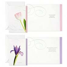 Hallmark - Tarjetas de simpatía surtidas flores 12 tarjetas y sobres - Flores - Ver 5