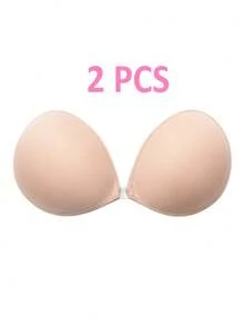 Women's Solid Color Adhesive Bra 1 Pc With Bra Strap, Thickened Breast Petals, Push-Up Nipple Covers,Mango-Shaped Bra, Lingerie & Pasties,Bra,Sticky Bra,Lingerie,Strapless Bra,Push Up Bra,Lingerie For Women,Bra For Women,Backless Bra, Suitable For Formal Dresses, Dates, Wedding, Travel, Vacation, Holiday, Festival, Bride, - Multicolor - View 9