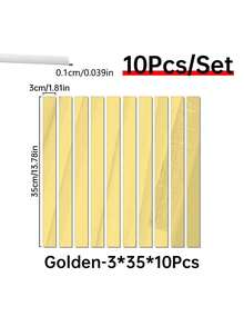 10/20/30PCS Long Strip Waistline, Mirror Tile Wall Sticker (Non-Glass) Removable Long Acrylic Frameless Mirror Panel, Acrylic Mirror Waistline Suitable For Home Living Room Bedroom DIY Decoration - Long Strip - View 15