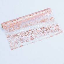 1 Roll Polyester Metallic Gold Rose Lace Table Runner, Suitable For Father's Day, Mother's Day, Independence Day And Other Holiday Scenes, Decor For Table, Desk Or Countertop - View 7