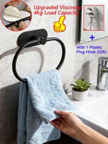 Giá treo khăn tắm 1/3/6 chiếc, Giá treo khăn tắm tự dính, Giá treo khăn tắm bằng thép không gỉ, Vòng treo khăn, Thanh treo khăn, Giá đỡ khăn, Giá treo khăn gắn tường, Thanh treo khăn tắm, Vòng treo khăn tay, Giá treo khăn, Phụ kiện phòng tắm, Đồ dùng phòng tắm, Giá treo khăn lau bát đĩa màu đen mờ không cần khoan, Giá treo khăn mặt, Giá đựng đồ phòng tắm, Phụ kiện phần cứng, Màu bạc/vàng, Chống thấm nước, Trang trí phòng tắm, Đồ dùng nhà bếp, Vật tư phòng tắm - Nhiều màu - Xem 19
