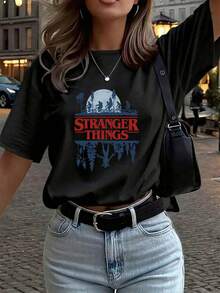 Women T-Shirts - Black - View 6