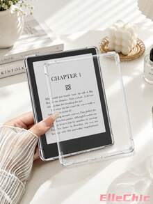 1pc Simple Style Transparent Kindle Transparent Protective Case, Anti-Fall,Full Coverage Clear Case, Silicon Soft Shell, Compatible With Kindle 11th Gen 2022/Kindle Paperwhite 12th Gen 2024/Kindle Colorsoft Signature Edition,Clara Colour/Bw/2E,Back To School | Office & Study Supplies | Great Gifts. - Multicolor - View 4