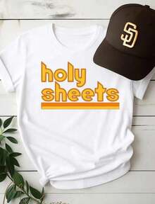 Cute Premium Unisex Casual T-Shirts, Custom San Diego Padres T-Shirt, Personalized Padres T-Shirt, San Diego Padres T-Shirt, Custom Game Day T-Shirt, Custom Game Day Apparel_1 - 白色 - 查看 6
