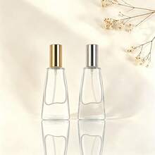 7Pcs Glass Perfume Spray Bottles, Refillable Perfume Bottles With Multi-Colored Metal Caps, Portable Fine Mist Spray Containers For Cosmetic Oils, Mini Stuff, Camping And Travel Essentials, Bathroom Vanity Essentials, Birthday Gifts, Gifts For Women. - Multicolor - View 18