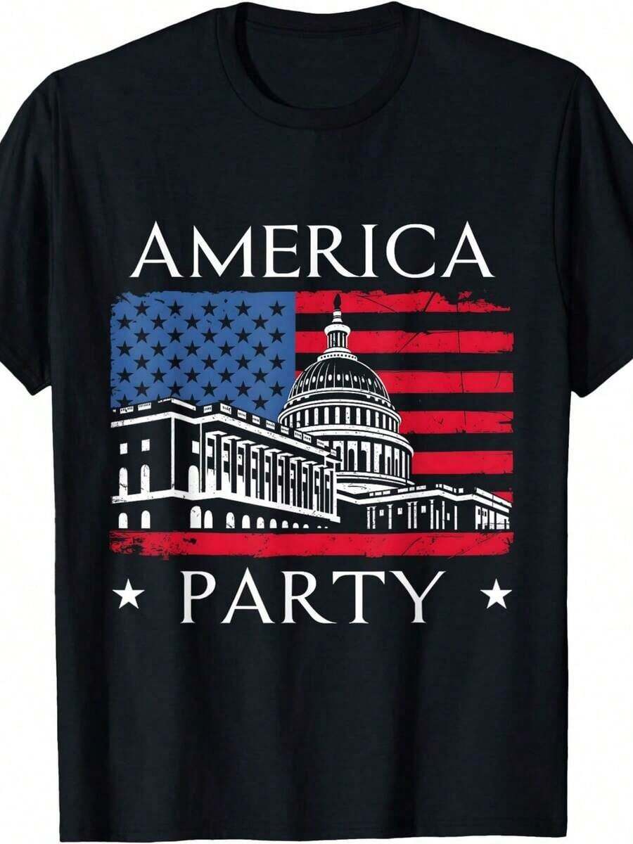 Vintage T-Shirt With American And Mexican Flags, Mexican American Roots, Unisex T-Shirt - Negro 8 - View 1