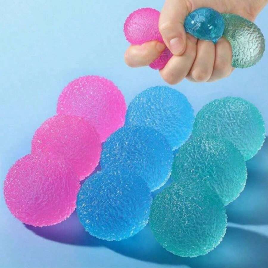 1 pieza Pelota antiestrés mini impresa de 2.36 pulgadas: Juguete blando sólido de alta densidad; (Color aleatorio) Juguete sensorial mini de 2.36 pulgadas, alivia la ansiedad, calma las emociones; Uso en el aula, relleno de núcleo de malta, adecuado como pequeño regalo de recompensa para estudiantes.