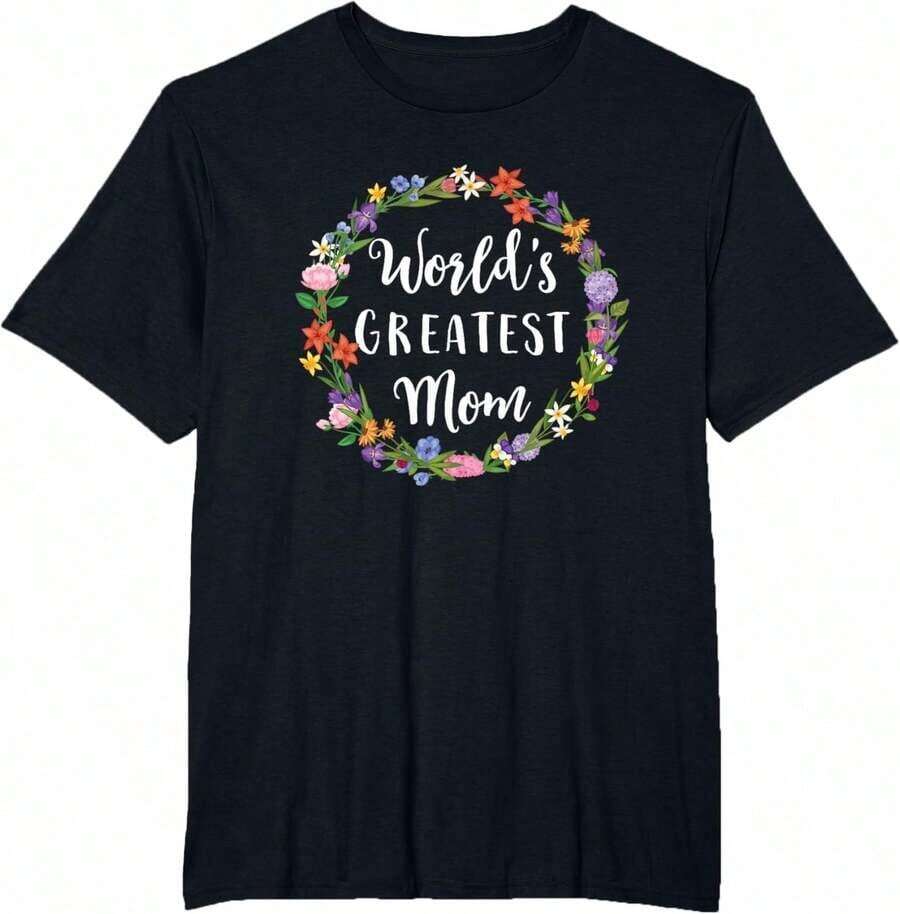Camiseta "La Mejor Mamá del Mundo" - Tela Suave, Ropa de Moda para Mujer en Tallas Grandes - Estilo - Ver 1