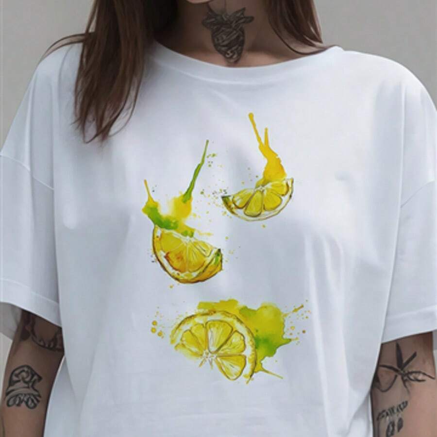 Camiseta para Mujer con Diseño de Oso Minimalista y Texto - Blanco - Ver 1