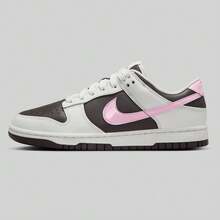 Nike Giày thể thao nữ W DUNK LOW, kiểu dáng cổ thấp IB8510-100 - Màu Hồng baby - Xem 2