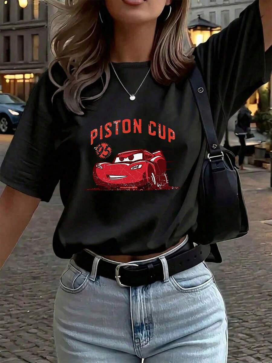 Women T-Shirts - Black - View 1