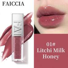 FAICCIA 高光鏡面唇釉，奶油般滑順質地易上妝，持久顯色抗暈染，滋潤不黏膩，適合日常休閒妝容，節日禮物 - 彩色 - 查看 13