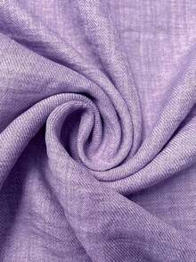 Vestido camisero casual de vacaciones para mujer con decoración bordada de flores 3D - Morado - Ver 8