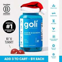 Free Shipping- Goli Ashwagandha & Vitamin D Gummy - Mixed Berry, KSM-66, Vegan, Plant Based, Non-GMO, Gluten-Free & Gelatin Free. America's # 1 Ashwagandha Brand, Daily Suppliment, Healthy Care, For Women, For Men - Mix Berry - View 9