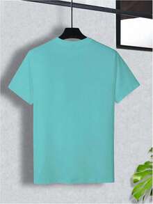 Camisetas con Estampado Tropical para Hombre , Camisetas de Verano de Manga Corta con Cuello Redondo, Ropa para Vacaciones y Cruceros 7LLF - Blanco - Ver 3