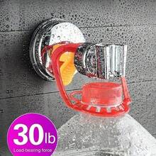 360° Adjustable Self-Adhesive Shower Head Holder, Strong Vacuum Suction Cup Shower Head Bracket, Adjustable Shower Head Base, Drill-Free Wall Mounted Bathroom Accessory - A - View 4