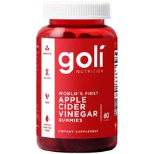 Goli Nutrition Goli Apple Cider Vinegar Gummies - Worlds First ACV Gummy With Vitamin B12, Beetroot & Pomegranate - Vegan, Non-GMO, Gluten-Free, 120 Count (2 Pack) - 60 Đếm - Xem 1