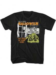 The Scariest Halloween T-Shirt - 's Blouses, Blouses, Casual Blouses For Women, Informal Blouses For Women, Women's Tops, Tops, Unisex. - 黑色 - 查看 1