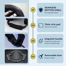 MavRide Adult Bike Helmet,  Ebike Helmet With Magnetic Visor | Cool Road & Mountain Cycling Gear For E-Bikes, Scooters, Commuting CPSC Certified - Phiên bản cơ bản - Xem 6