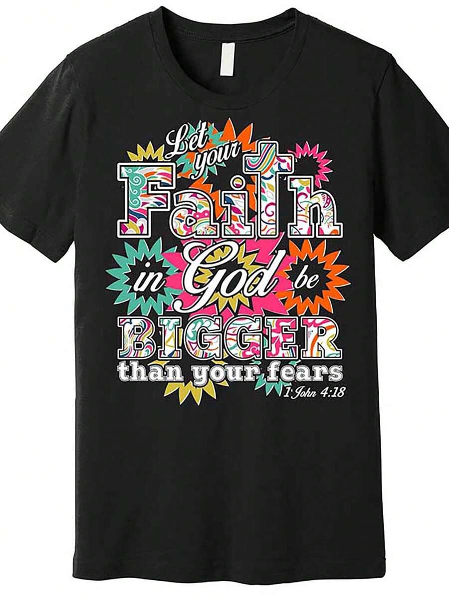 Nueva camiseta de manga corta para mujer de 180 g,% algodón - Camiseta casual versátil con estampado de verano para hombre - Camiseta con estampado de verano para parejas - Unisex - Regalo para vacaciones - negro - Ver 1