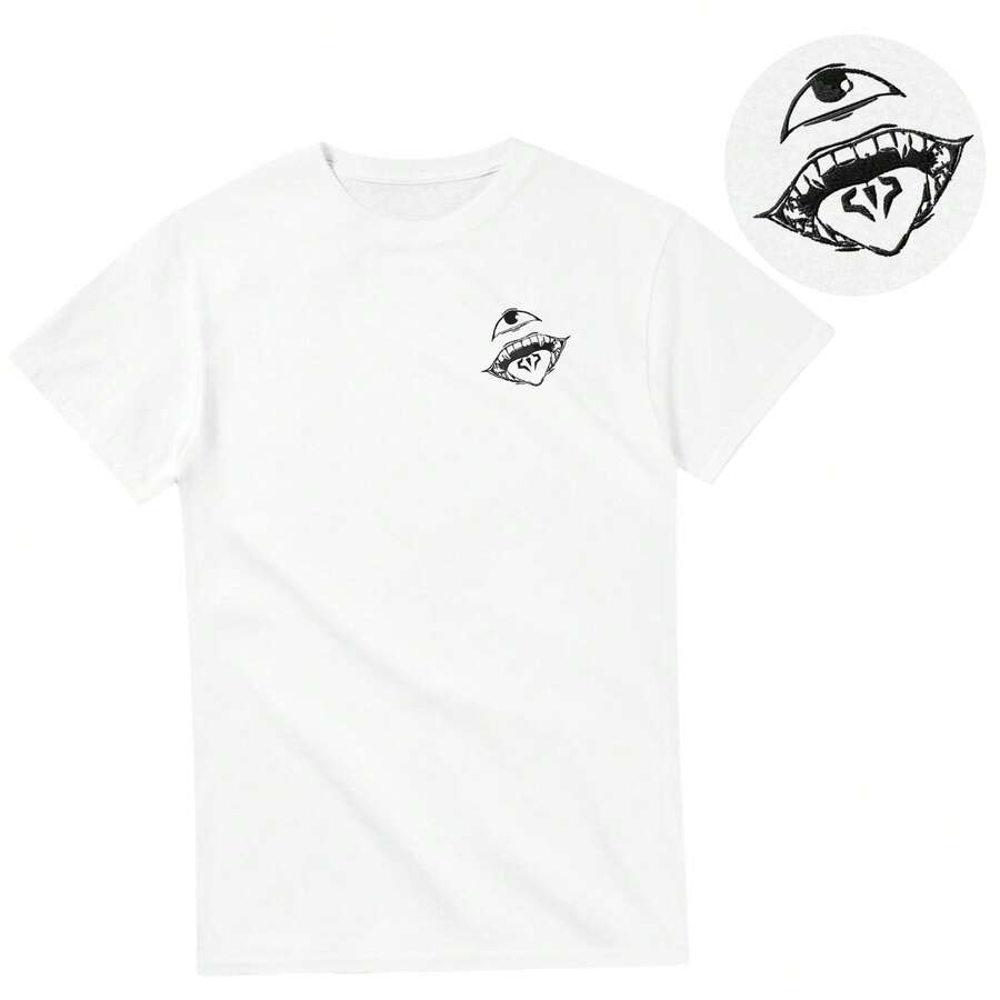 Bordado RyoM1en Sukuna Manga Símbolo Anime JJK T1EE220g Cla-ssic Cotton T-Shirt - UniS-ex - The Shirt You A-lways NeededSuitable for all people, whether woM-en or M-enhigh-quality durable fabric suitable for all seans,ft to the touch but built to lastBreathabletops woM.en fall outfiT.S for woM.en vaC.Ation outfiT.S woM.en Easter, St. Patrick's Day costume - Blanco - Ver 1