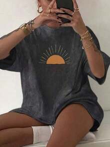 Women T-Shirts - Dark Gray - View 12