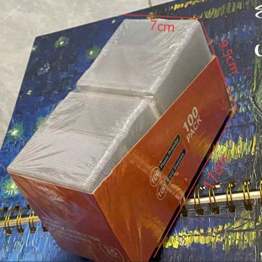 透明標準遊戲卡保護套，防塵透明塑膠集換式卡片套，籃球球星與動漫收藏卡儲存卡袋 - 彩色 - 查看 1