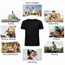 Camisetas populares y modernas de , camisetas retro de películas se regalan a mujeres y hombres. Nuevas camisetas retro de , camisetas deportivas de cuello redondo se regalan a hombres y mujeres. WUR9 - Negro - Ver 8