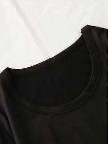 ComfortableCamiseta con Estampado POLLOI - Ropa deportiva casual de verano de manga corta, suave, transpirable y cómoda, hecha de una mezcla de poliéster, fácil de cuidar, de secado rápido, adecuada para actividades al aire libre y uso casual, estilo casual, TODAS/Todo el mundo/Todas las camisetas de algodón puro para mujer. Camiseta Holgada y Versátil de Manga Corta para Mujer - Blanco - Ver 11