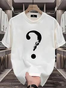 Nueva camiseta de manga corta para mujer de 180 g,% algodón - Camiseta casual versátil con estampado de verano para hombre - Camiseta con estampado de verano para parejas - Unisex - Regalo para vacaciones - Blanco - Ver 11