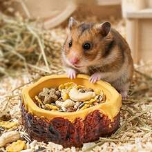 1pc Anti-Flip Small Pet Food Bowl, Leak-Proof PVC Food And Water Bowl, Decorative Pet Feeding Bowl Suitable For Hamsters, Rabbits And Guinea Pigs, Suitable For Cage Environment - View 5