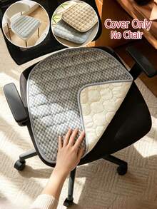 1pc 45x45cm Square Breathable Chair Cushion, Universal For Dining Room, Office, Computer Chair - Multicolor - View 2