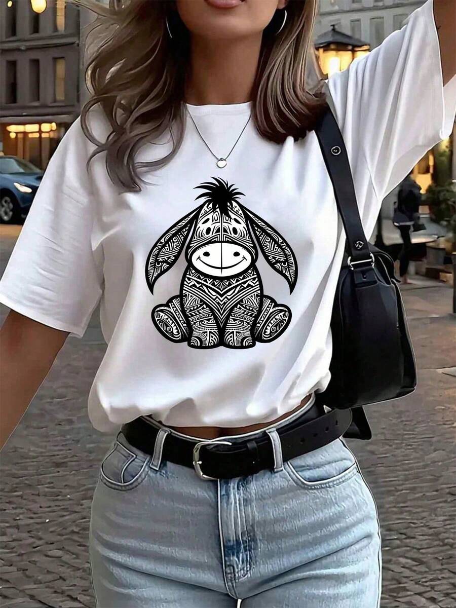 Women T-Shirts - White - View 1