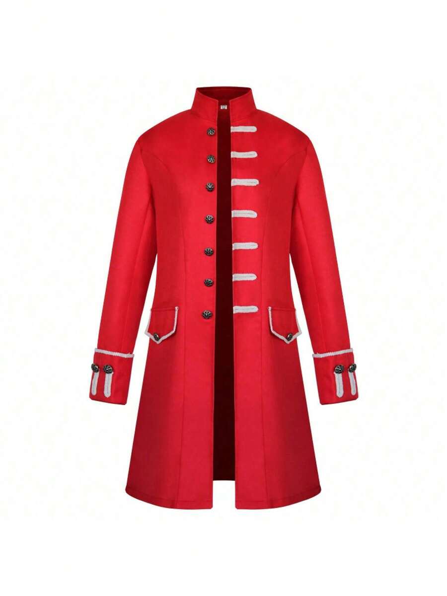 Cosplay Clothing - Men's Clean Face - Red - View 1