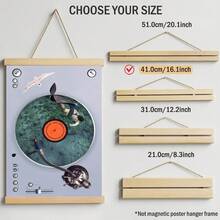 1pc Surrealist Record Player Wall Art Creative Ocean Diver Turntable Print Canvas Painting Vintage Aesthetic Poster Decor Suitable For Studio Living Room Modern Music Lover Gift Unframed Or Wooden Hanging Scroll - Pattern - View 16