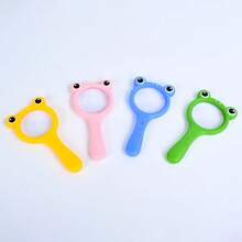 1pc High Definition Magnifying Glass For Elderly, Suitable For Reading Books, Portable Plastic Colorful Frog Shaped Magnifier, Wholesale - Magnifier - View 3