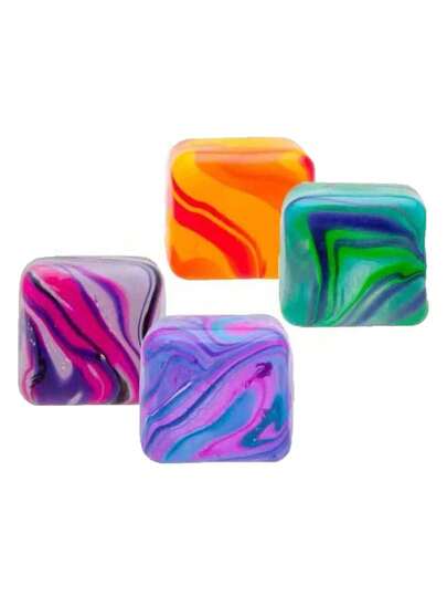 New Nido Marble Mochi Stress Relief Toy Mochi - Perfect Gift - Birthday Gift - Holiday Gift - Christmas Gift (Random Color)