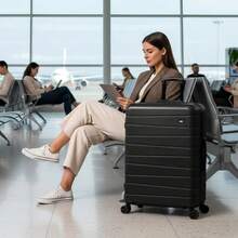 Lightweight Hardshell Luggage 16in/20in/30in,Rolling Suitcase For Traveling For Men Women,Different Sizes Suitable For Various Travel Needs - 黑色 - 查看 10
