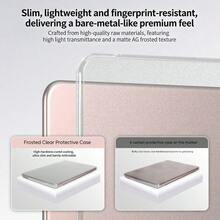 Funda para portátil 2026 para Macbook Neo de 13 pulgadas (2026) A3404, 100% compatible con el color oficial, alta transparencia, súper delgada, fácil de instalar, protectora, resistente a arañazos, funda A18 Pro - Ver 4