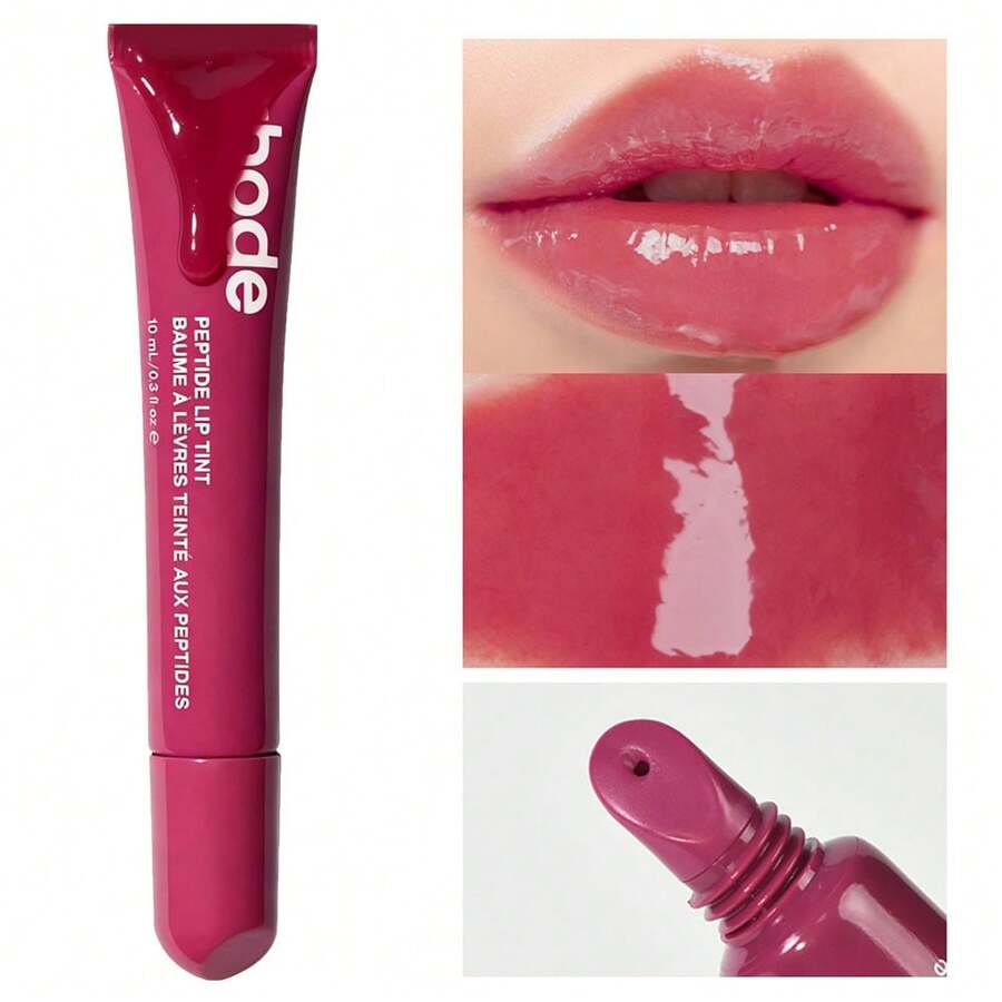 1pc Hydrating Lip Glow Oil, Plumping Lip Gloss, Moisturizing Lip Oil Gloss, Transparent Moisturizing Lip Balm, Make Lips Fuller And Moisturizing - mặc định - Xem 1