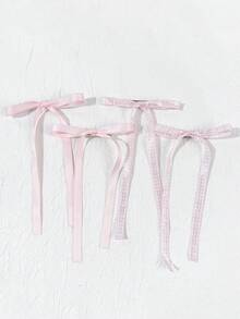 Bộ bốn món màu hồng