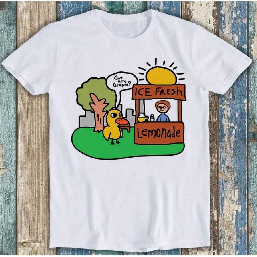 Got Any Grapes Lemonade, Memes Divertidos, Chistes, Canción de Patos, Humor, Edición Limitada para Niños, Mejor Vendedor, Camiseta de Regalo Divertida con Memes, T1597 - Alta Calidad - Blanco - Ver 1