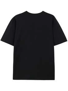 Mexican Mexican He Departed From The 99 Christian T-Shirt, Plus Size Festive T-Shirts, Funny T-Shirts, Clothing For Men And Women, Christmas Gifts, Comfortable Plus Size Graphic T-Shirt, Suitable For All Seasons And Daily Outdoor Activities, Cotton T-Shirt, Summer Fashion - 黑色 - 查看 3