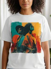 Moderno e informalAfrican Sisters TShirt _ Afro Sistas Pride Tee _ Black Fashion Top _ Afrocentric R,Camiseta informal negra de cuello redondo para hombre,Nuevas camisetas 2026, camisas para niños, ropa para niñas, conjuntos de chicas de televisión, conjuntos a juego para madre e hija - Blanco - Ver 7
