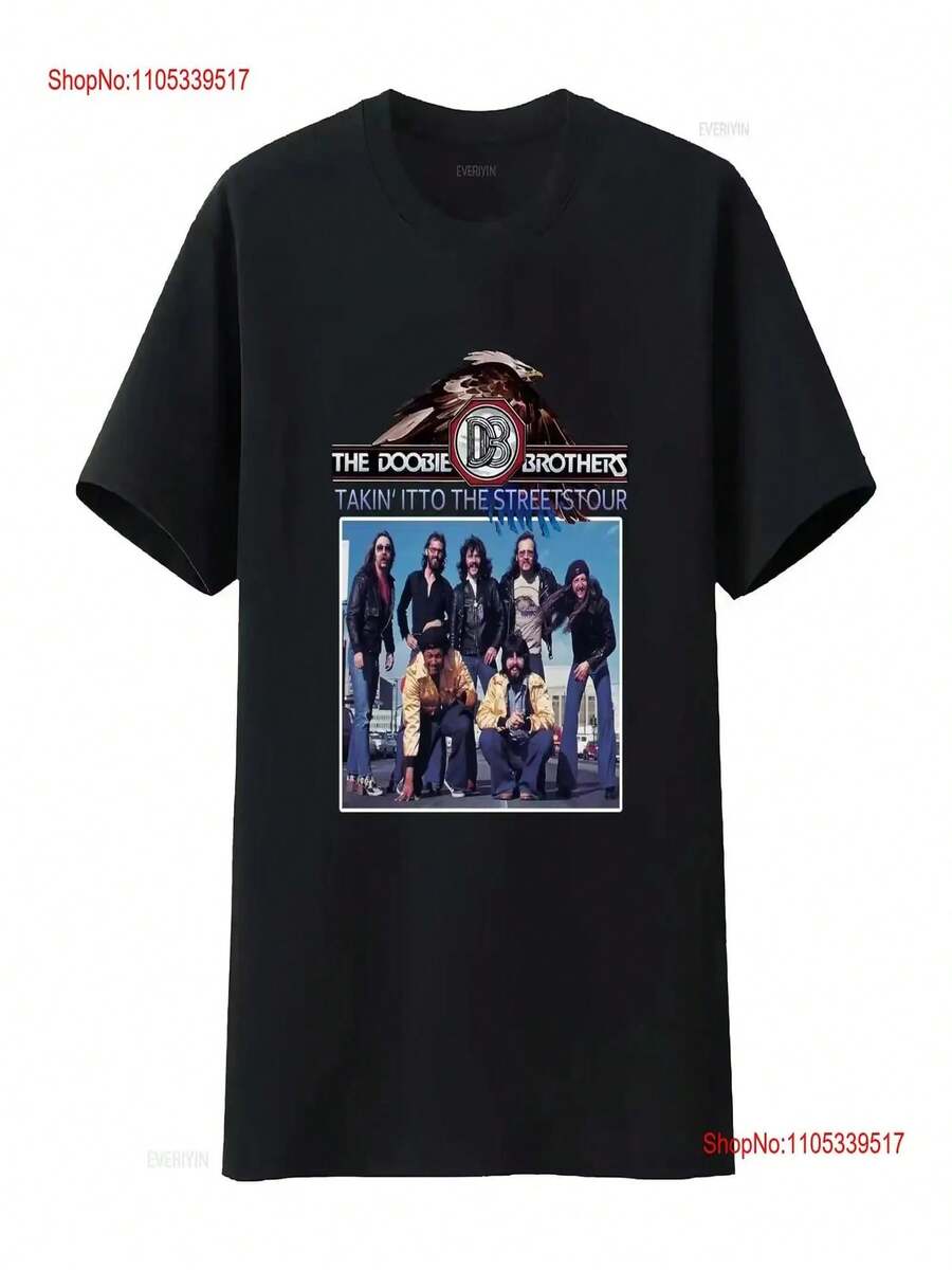 Dolby Brothers Black Retro T-Shirt: Retro Style, Versatile, Very Stretchy, Elegant And Breathable, Ideal For Everyday Wear, Soft And Comfortable. - 黑色 - 查看 1