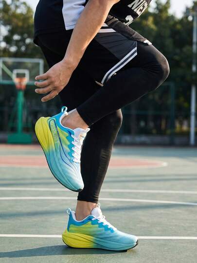 CHAODIAN Men's Basketball Shoes, Summer Mesh Breathable Practical Lightweight Soft Sole Non-Slip Shock Absorbing Sports Shoes, High-Top Basketball Boots