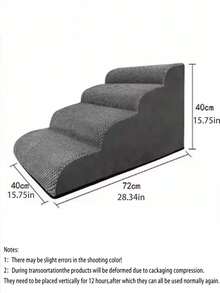 Pet Dog, Dog Stairs, Slope Anti-Slip, Small Dog Bed Climbing Ladder, Small Dog Bed Steps Up And Down - Multicolor - View 14